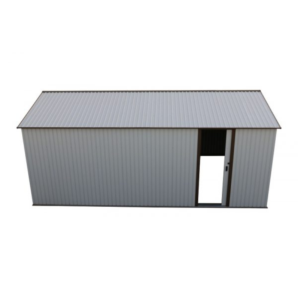DuraMax 12×32 White Metal Storage Garage Building Kit