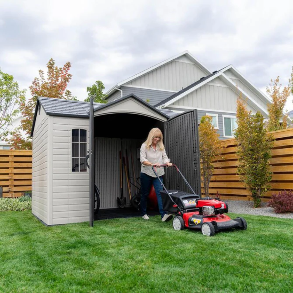 Lifetime 10 ft x 8 ft Outdoor Storage Shed – 60393