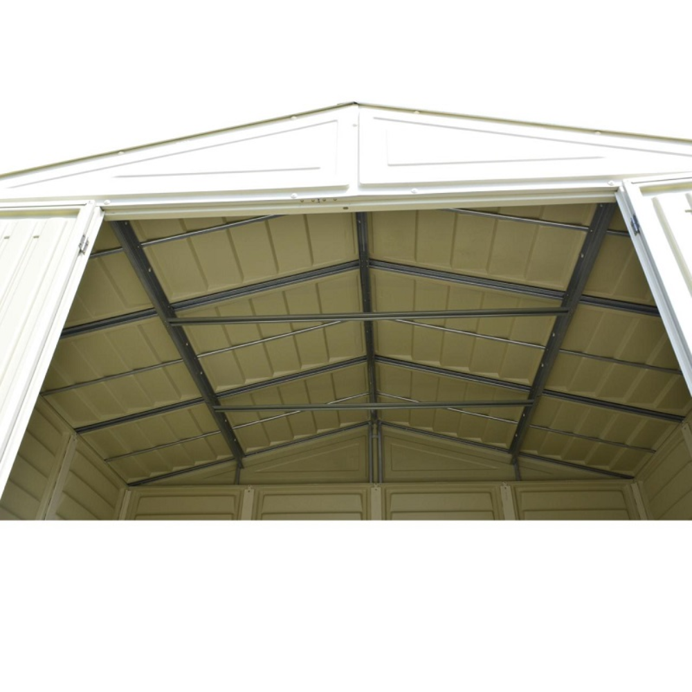 DuraMax 10.5×8 WoodBridge II Vinyl Shed w/ Foundation