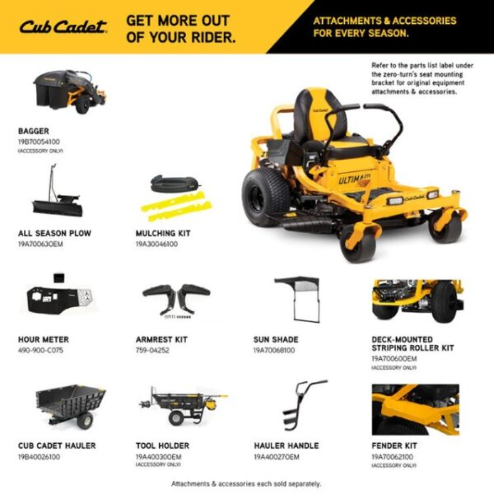 Cub Cadet Ultima ZT1 42 Zero-Turn Lawn Mower