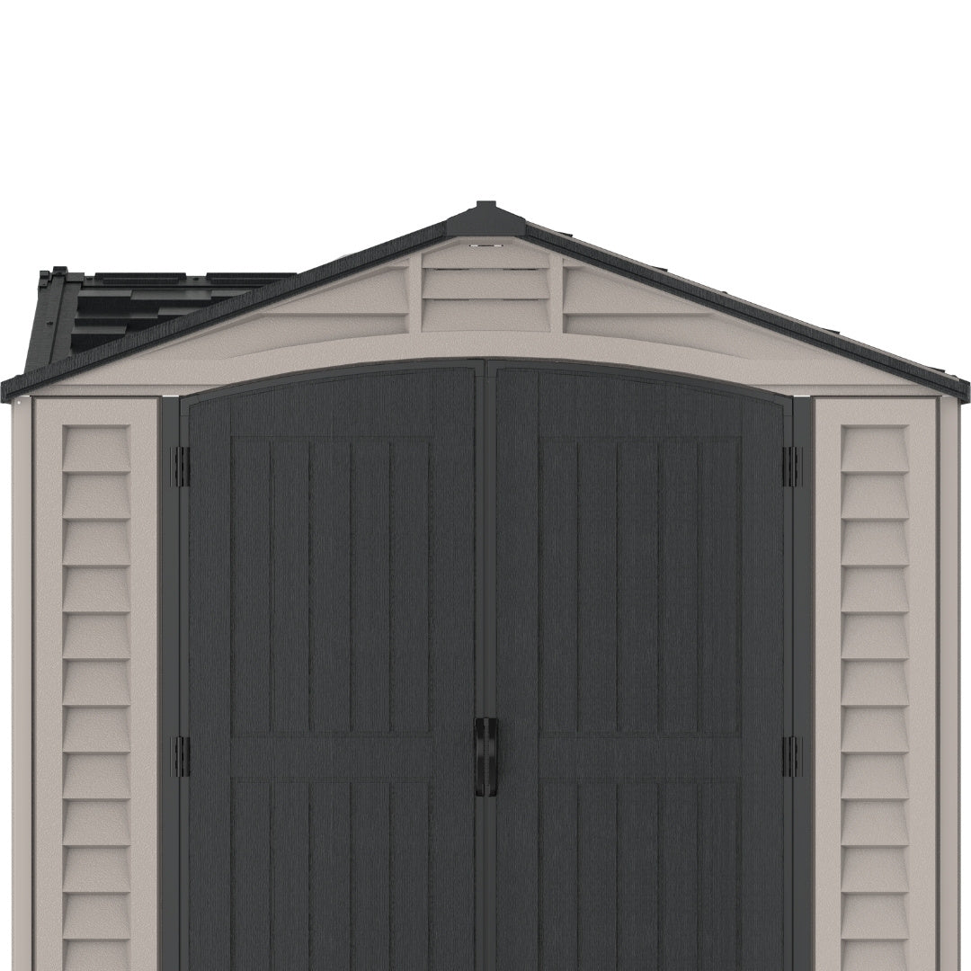 Duramax Apex Pro Shed 15x8 Adobe & Dark Grey