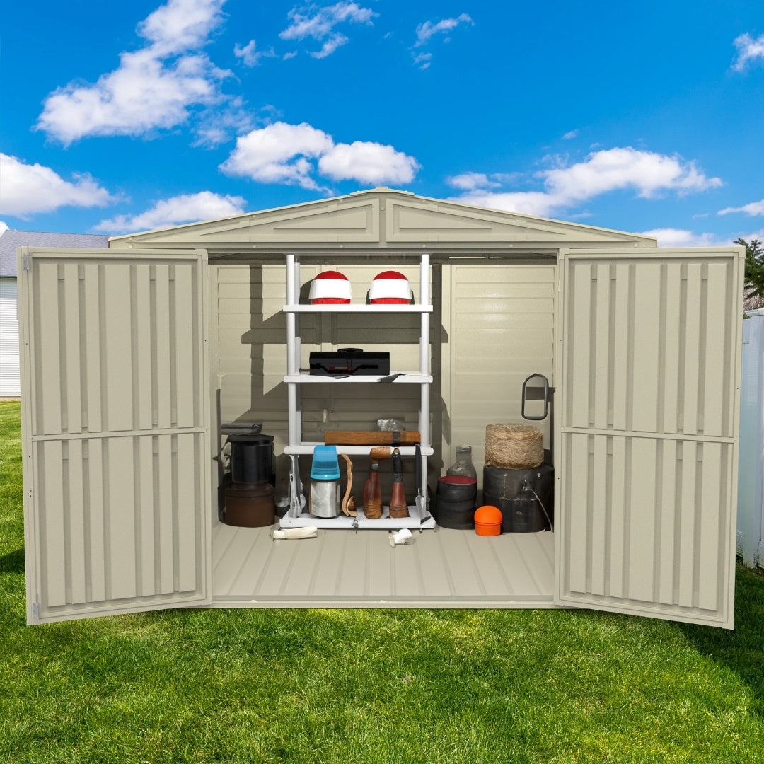 Duramax DuraMate Shed 8x8 Ivory