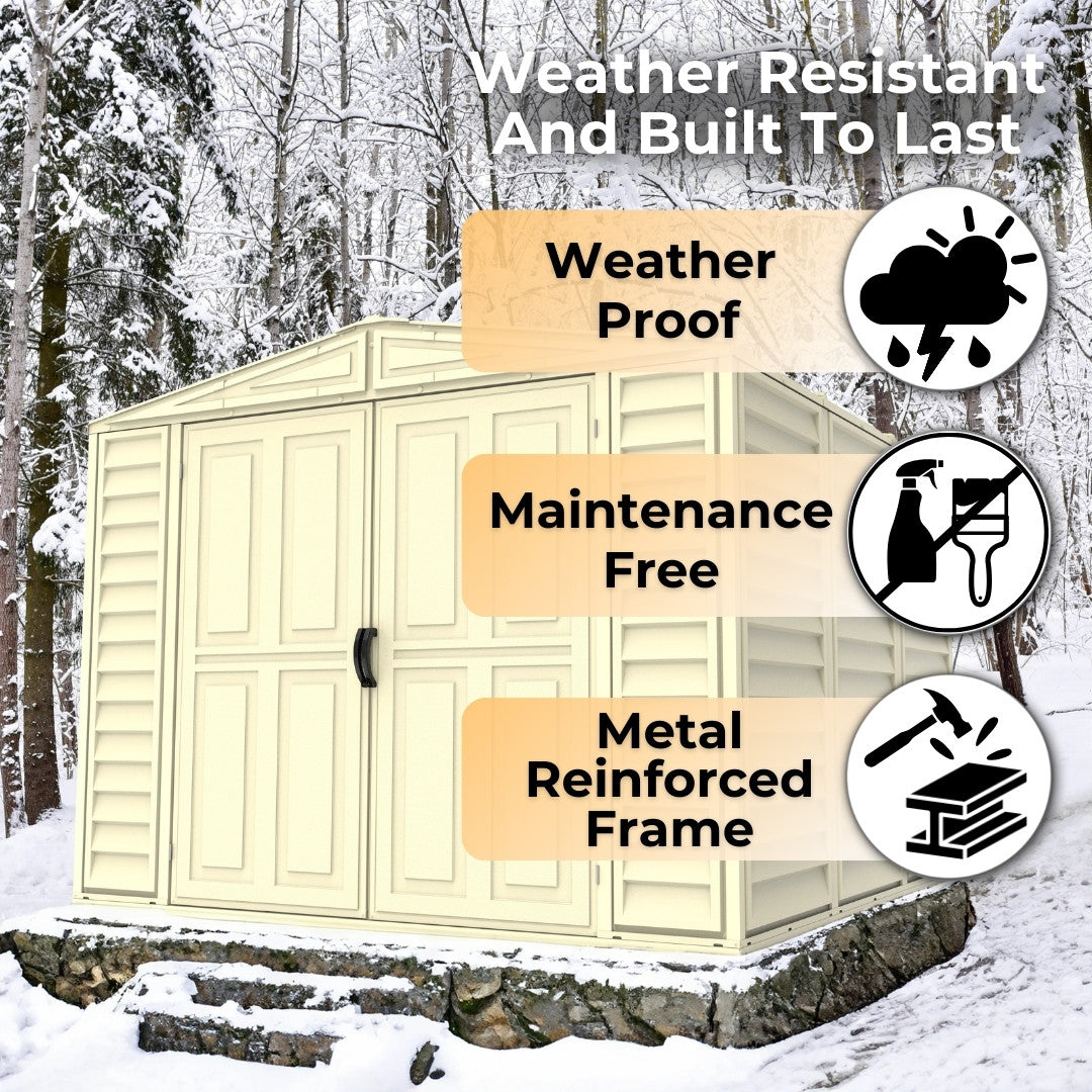 Duramax DuraMate Shed 8x8 Ivory