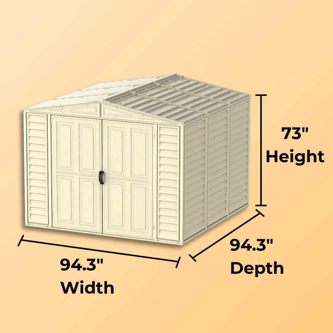 Duramax DuraMate Shed 8x8 Ivory
