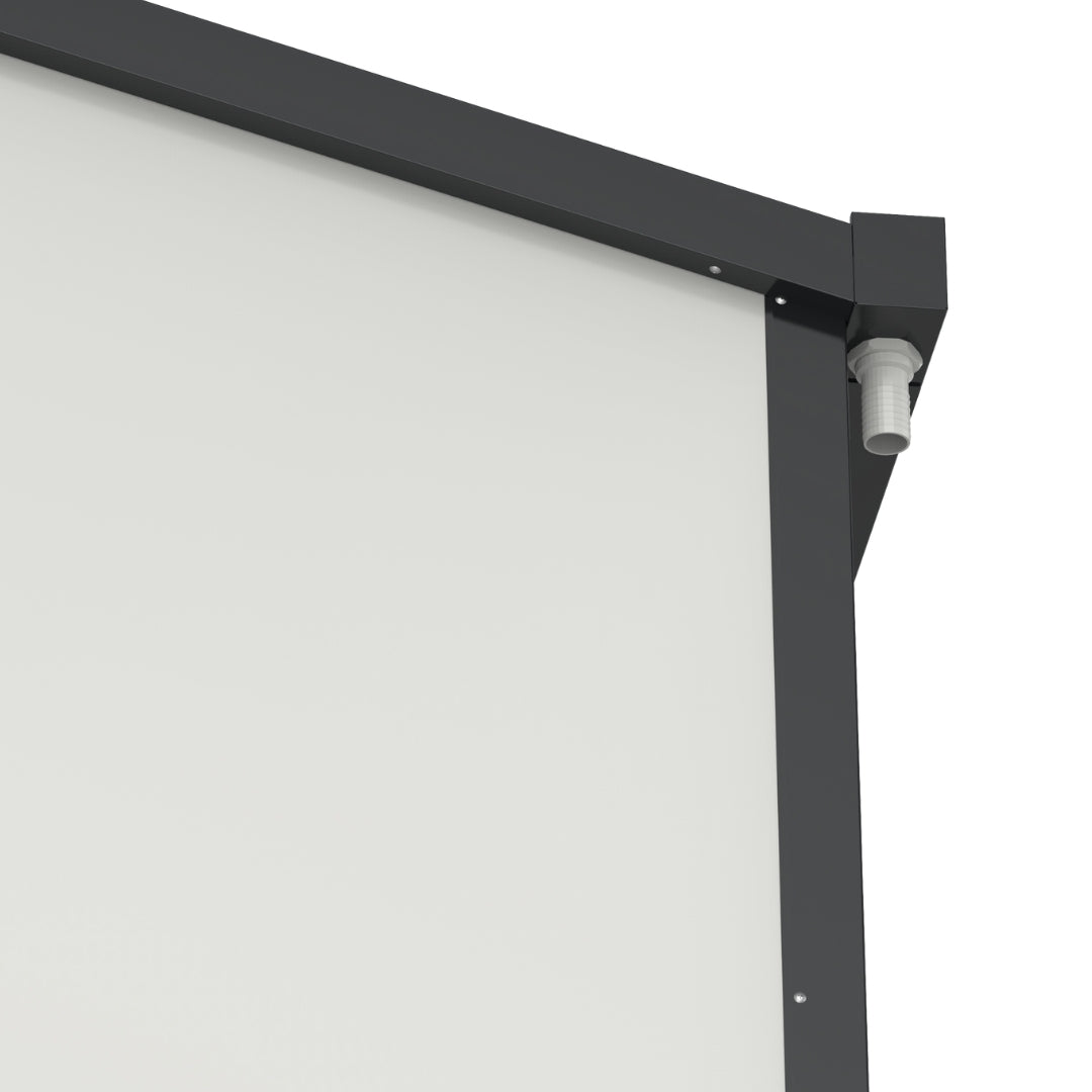 Duramax Gable Roof Building 13x10 White With Anthracite Trim
