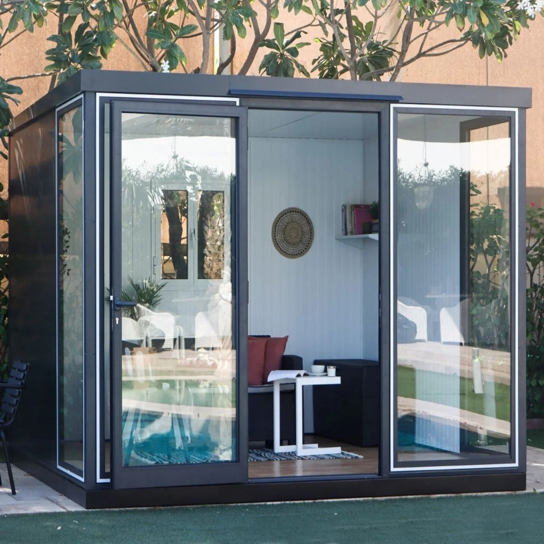 Duramax Garden Glass Home 10x10 Anthracite Black Grey