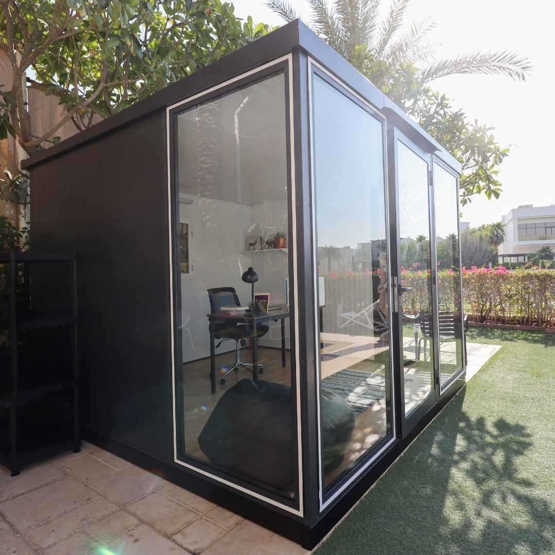 Duramax Garden Glass Home 10x10 Anthracite Black Grey