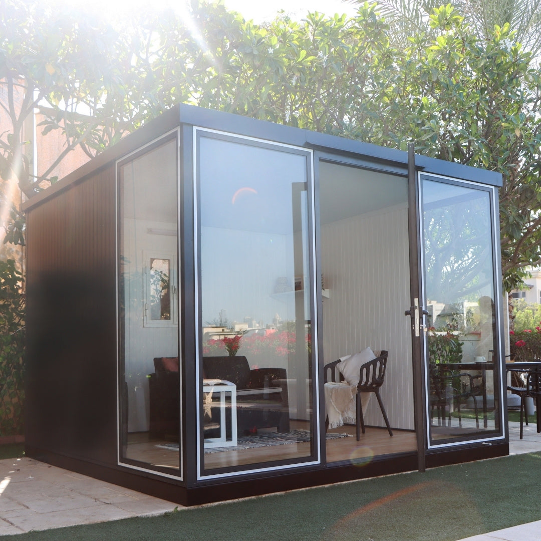 Duramax Garden Glass Home 10x10 Anthracite Black Grey