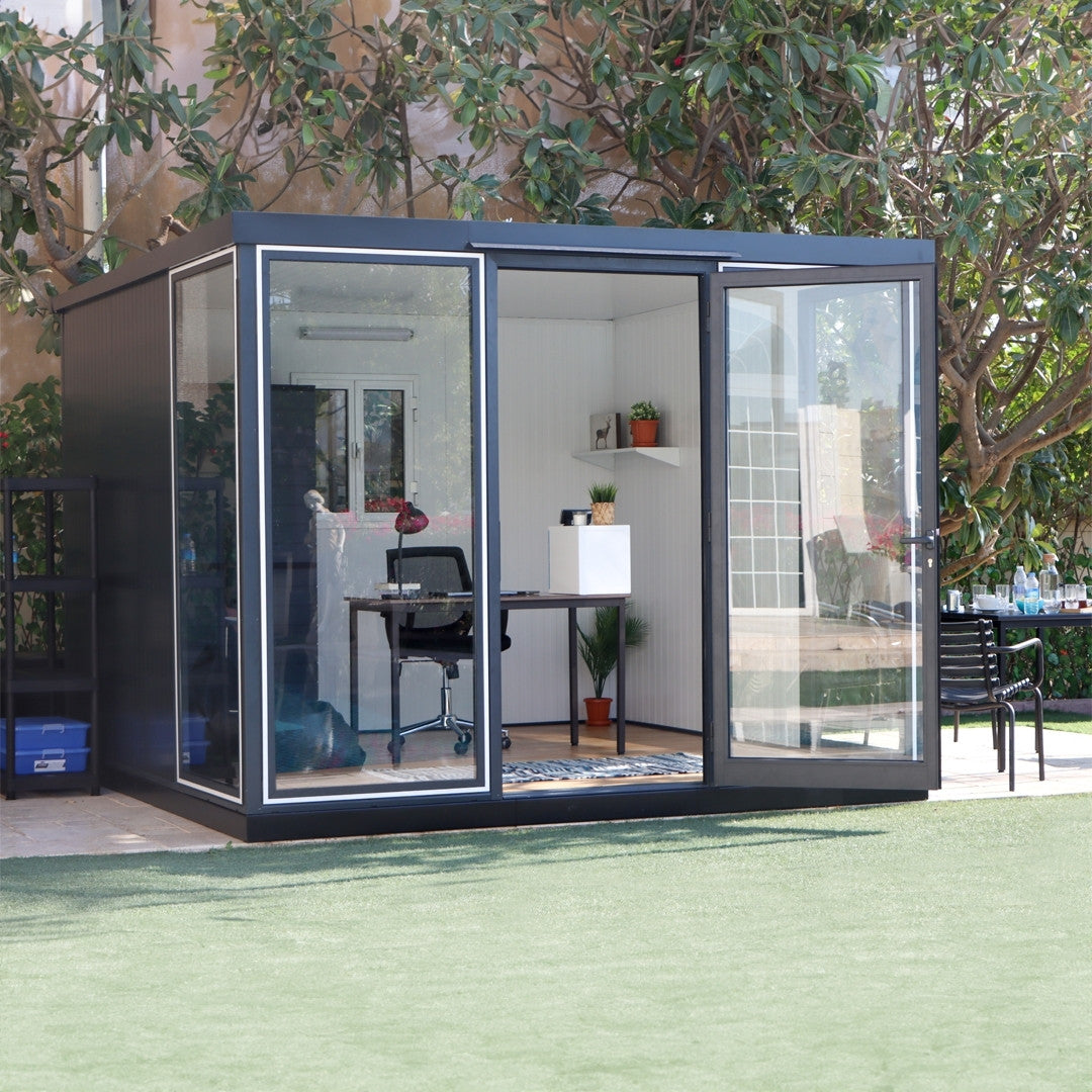Duramax Garden Glass Home 10x10 Anthracite Black Grey