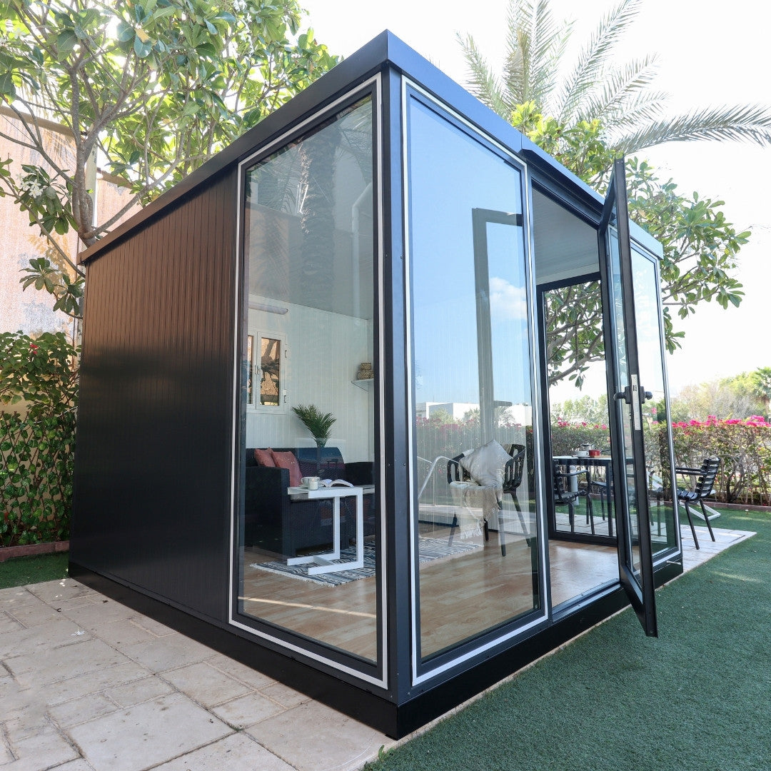 Duramax Garden Glass Home 10x10 Anthracite Black Grey