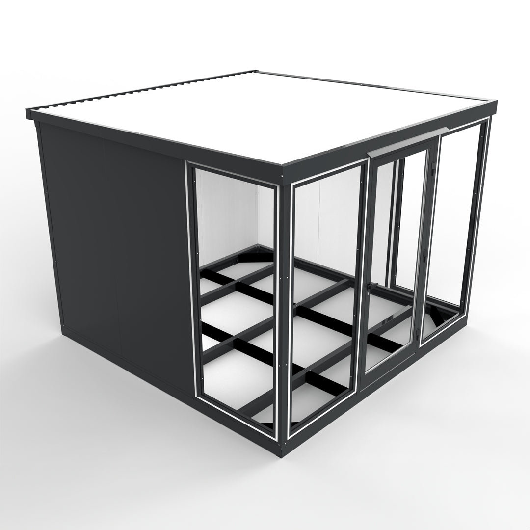 Duramax Garden Glass Home 10x10 Anthracite Black Grey