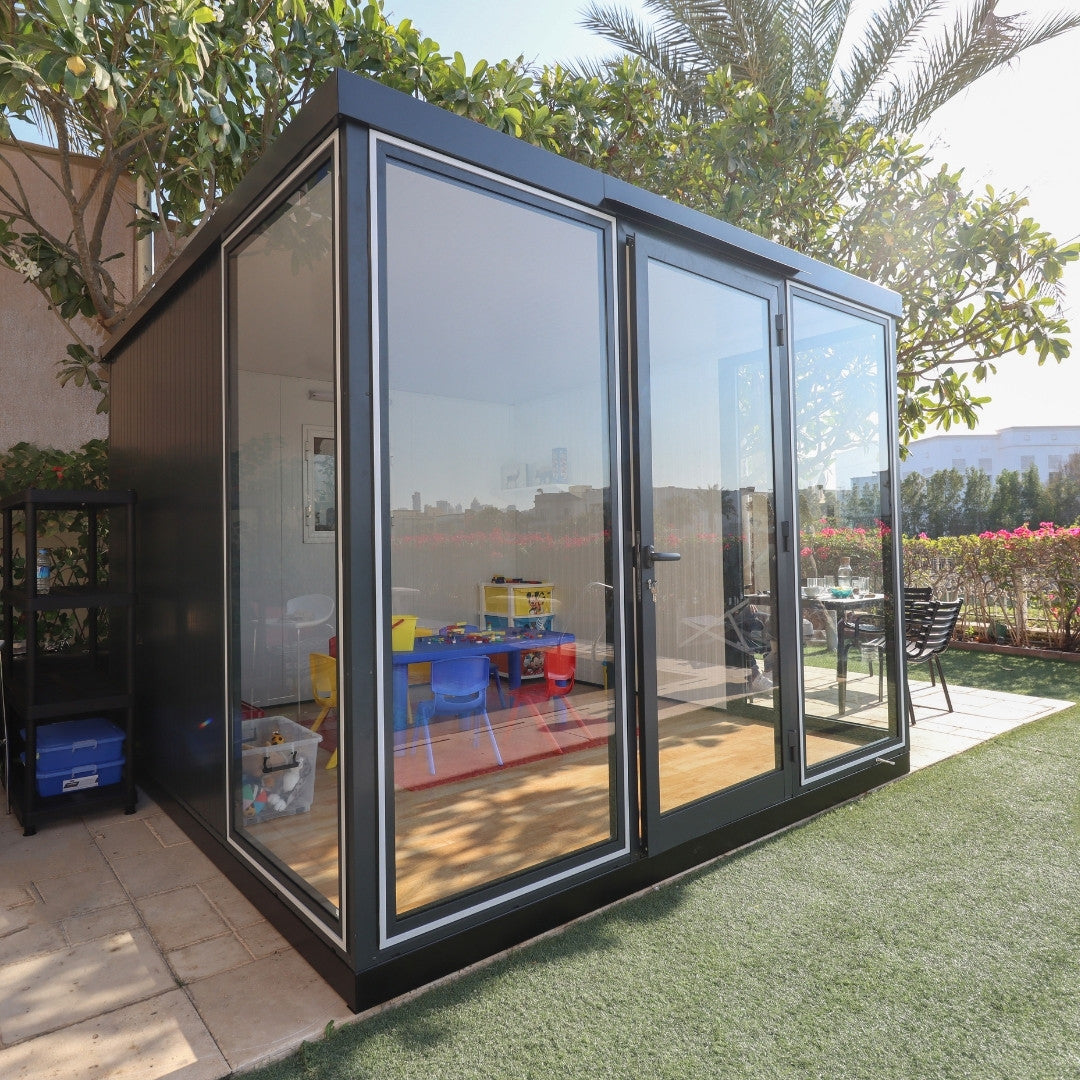 Duramax Garden Glass Home 10x10 Anthracite Black Grey