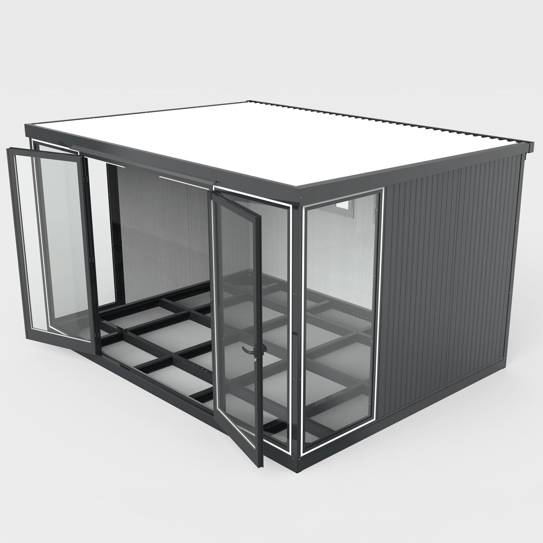 Duramax Garden Glass Home 13x10Anthracite Black Grey