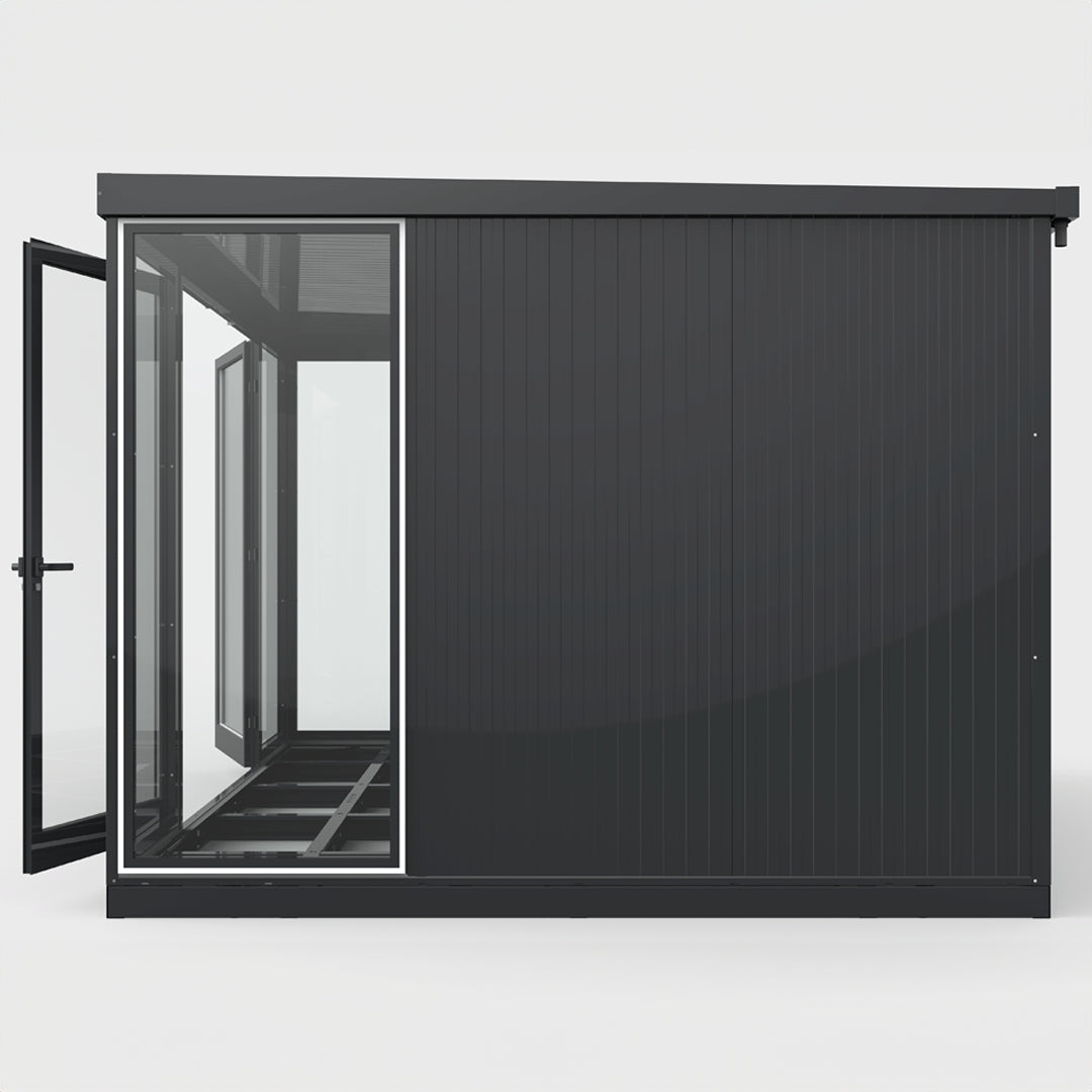 Duramax Garden Glass Home 13x10Anthracite Black Grey