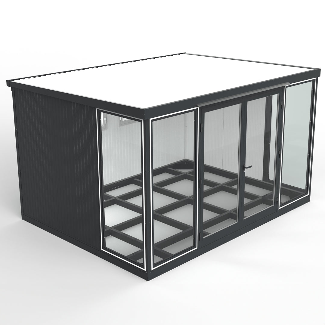 Duramax Garden Glass Home 13x10Anthracite Black Grey