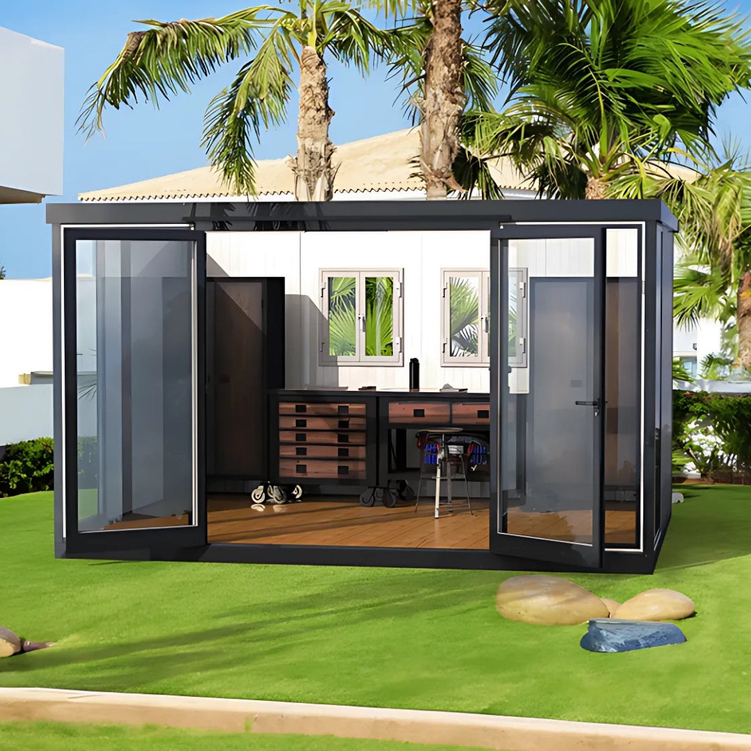 Duramax Garden Glass Home 13x10Anthracite Black Grey