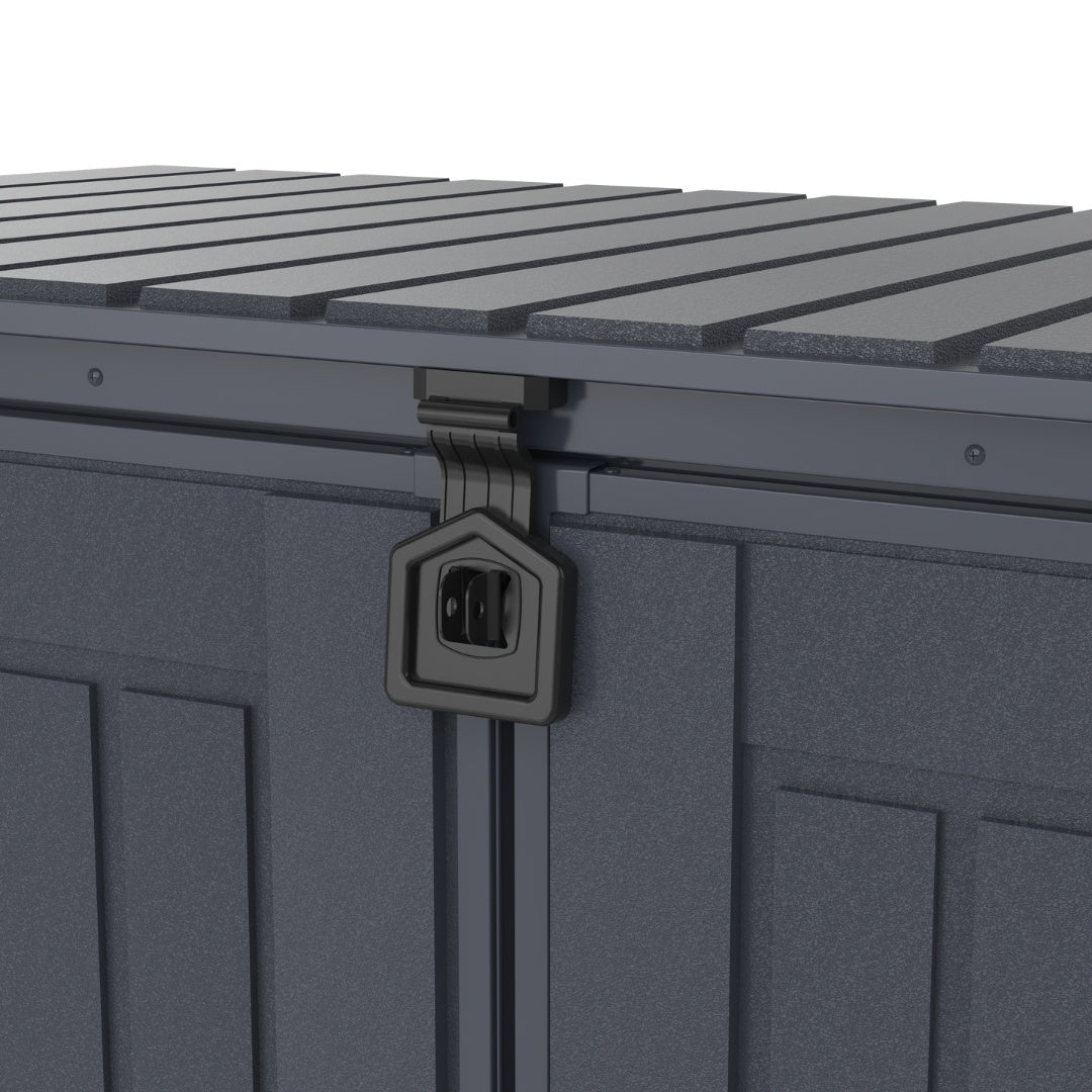 Duramax MultiStore Shed 2100 Liter 6x3.5 Shed Adobe & Dark Grey