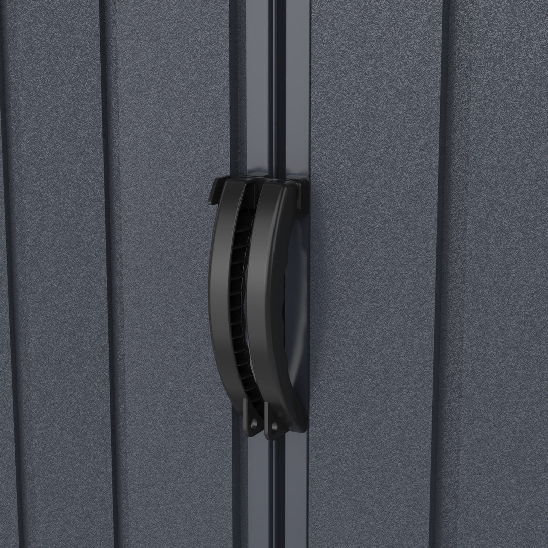 Duramax MultiStore Shed 2100 Liter 6x3.5 Shed Adobe & Dark Grey