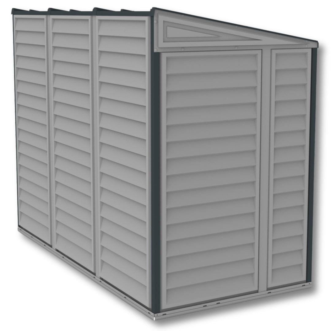 Duramax SideMate Plus Shed 4x8 Adobe & Dark Grey