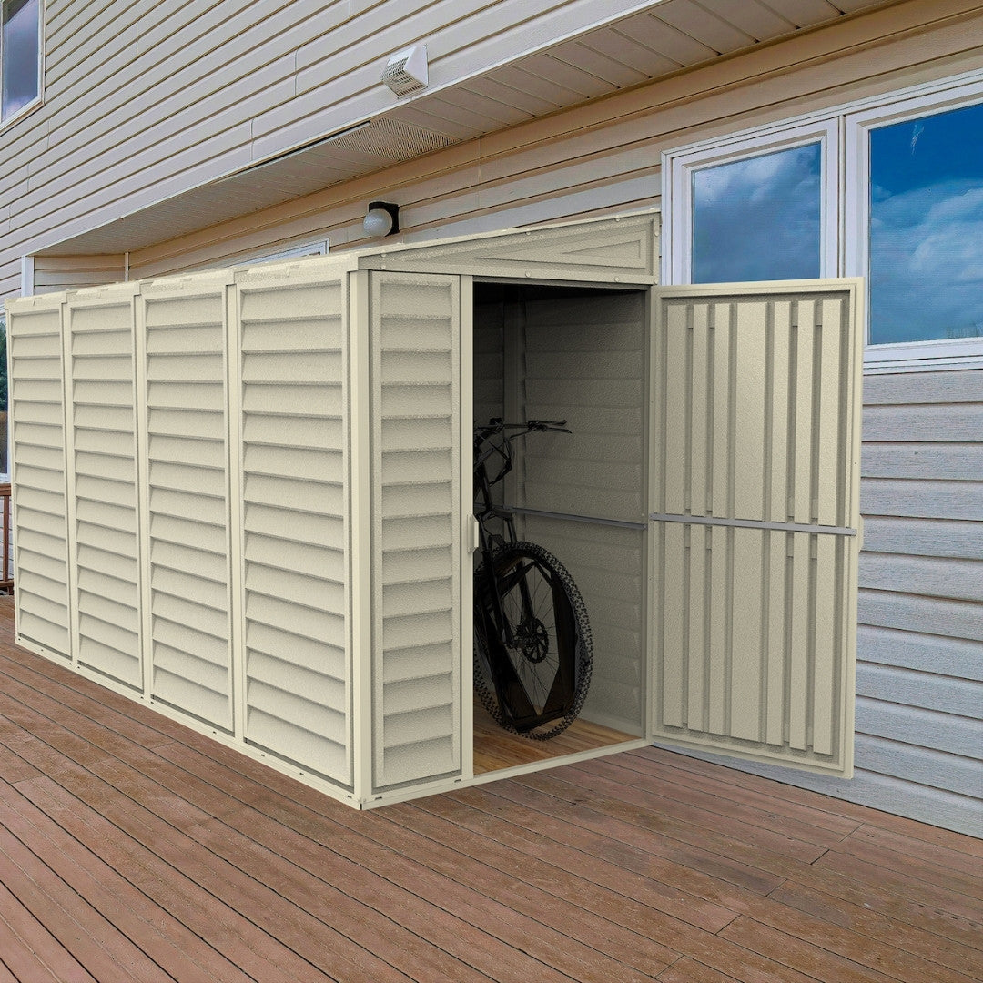 Duramax SideMate Shed 4x10 Ivory