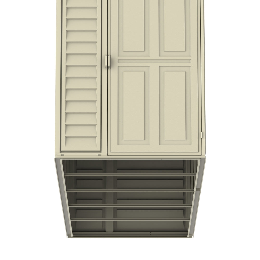 Duramax SideMate Shed 4x10 Ivory