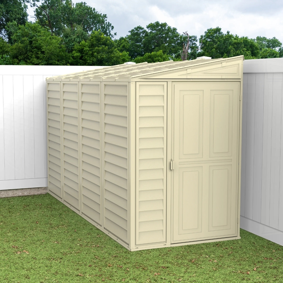 Duramax SideMate Shed 4x10 Ivory