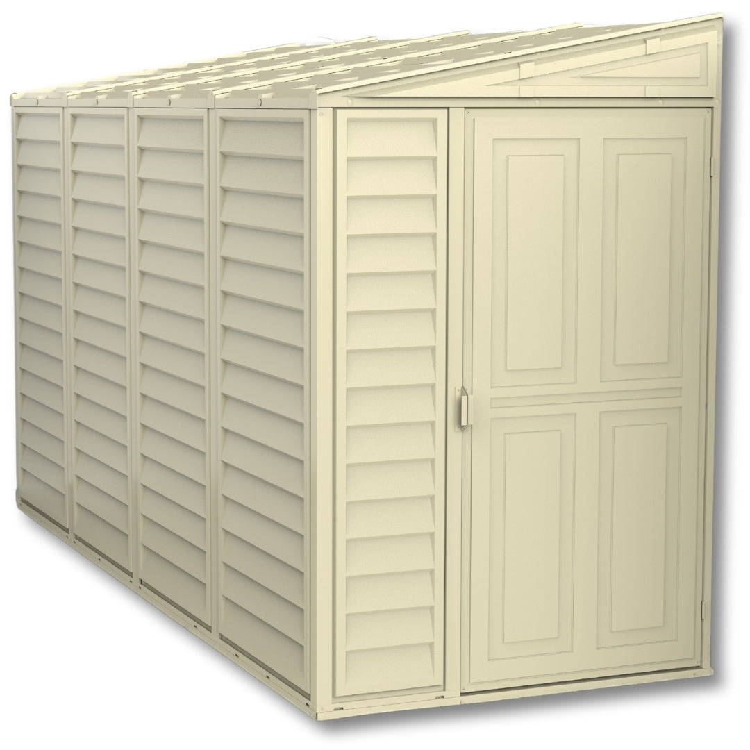Duramax SideMate Shed 4x10 Ivory