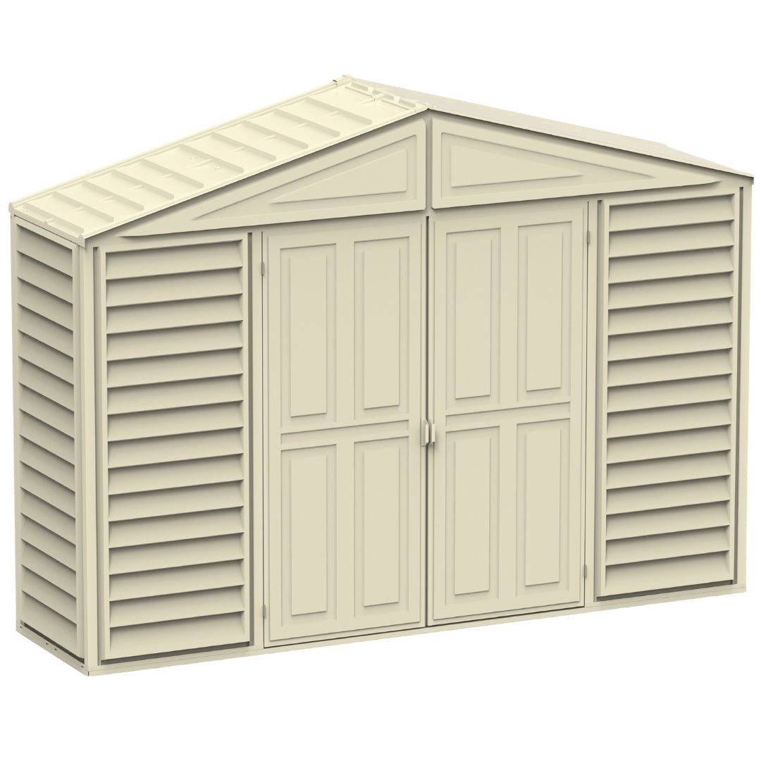 Duramax SidePro Shed 10x3 Ivory