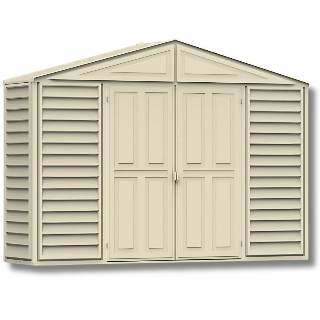 Duramax SidePro Shed 10x3 Ivory