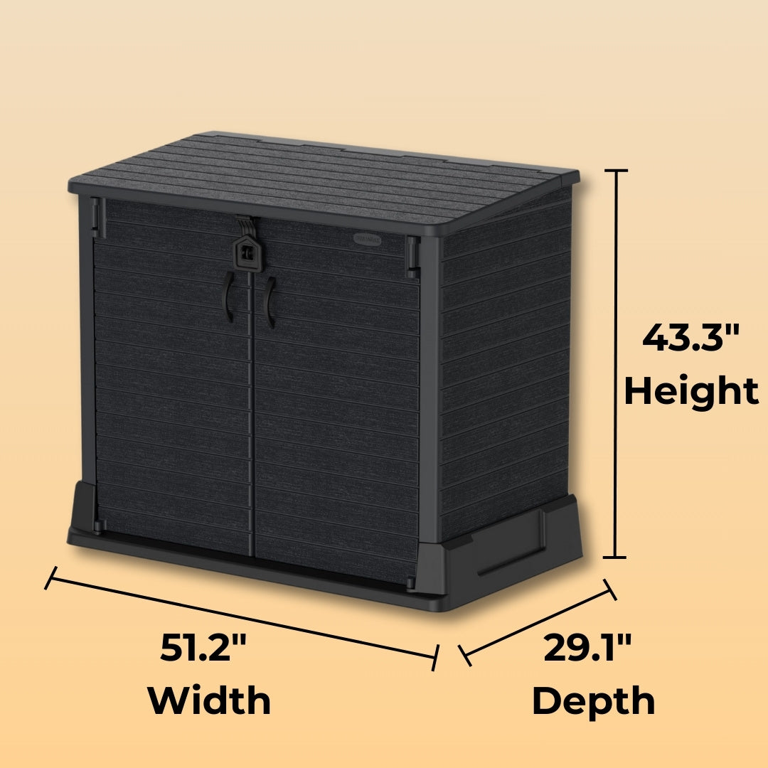 Duramax StoreAway Storage Box 850 Liter Grey
