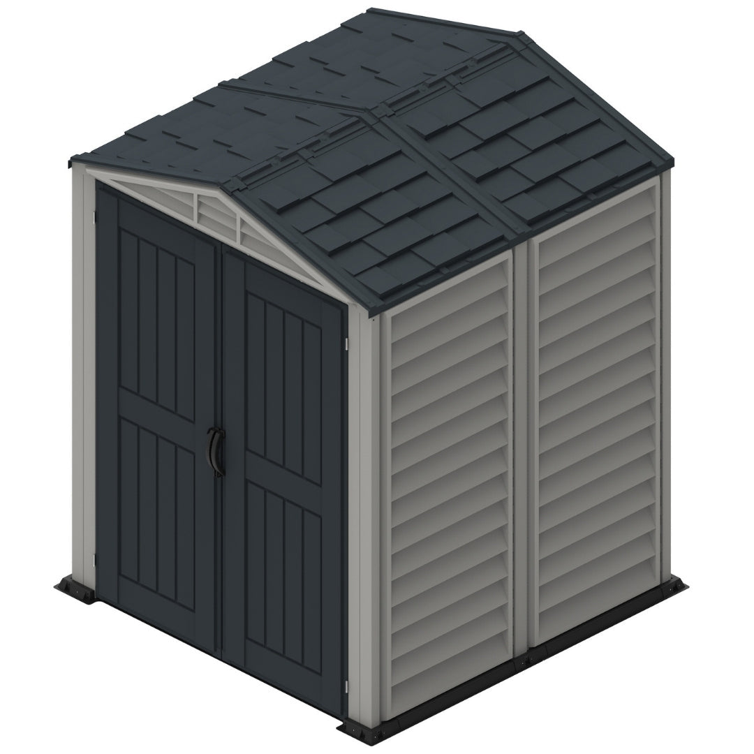 Duramax YardMate Plus Shed 5x5 Adobe & Dark Grey