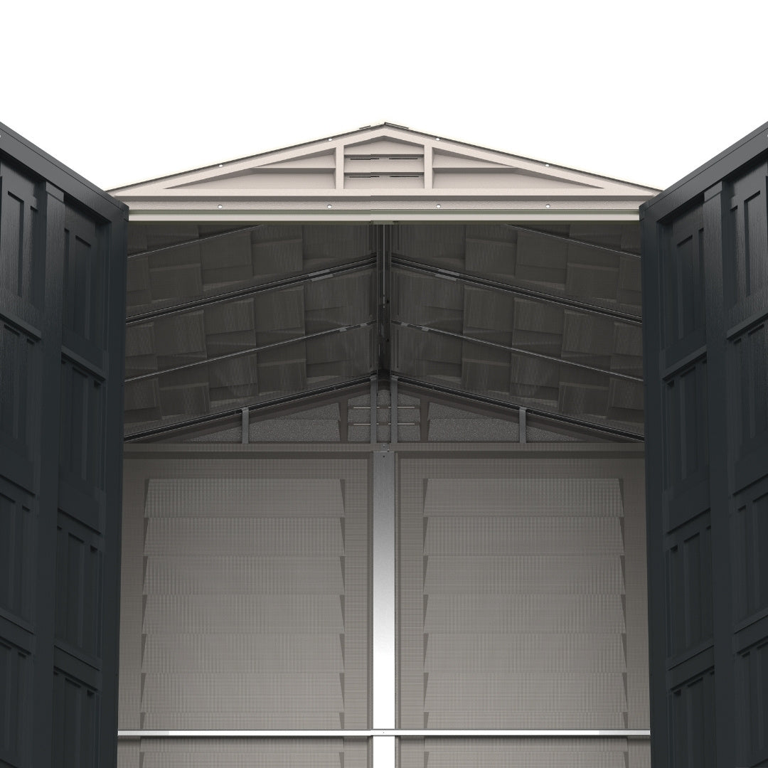 Duramax YardMate Plus Shed 5x5 Adobe & Dark Grey