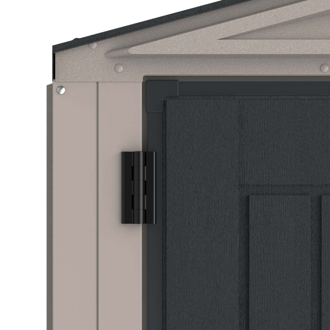 Duramax YardMate Plus Shed 5x5 Adobe & Dark Grey