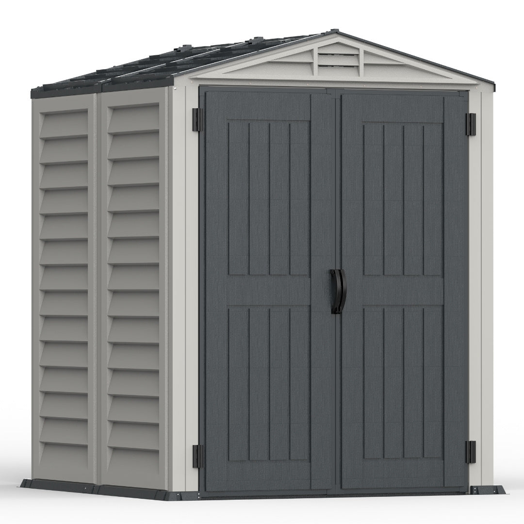 Duramax YardMate Plus Shed 5x5 Adobe & Dark Grey