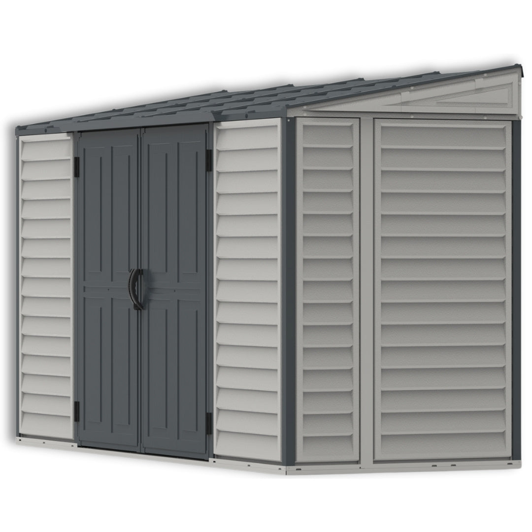 Duramax SideMate Plus Pro Shed 10x4 Adobe & Dark Grey