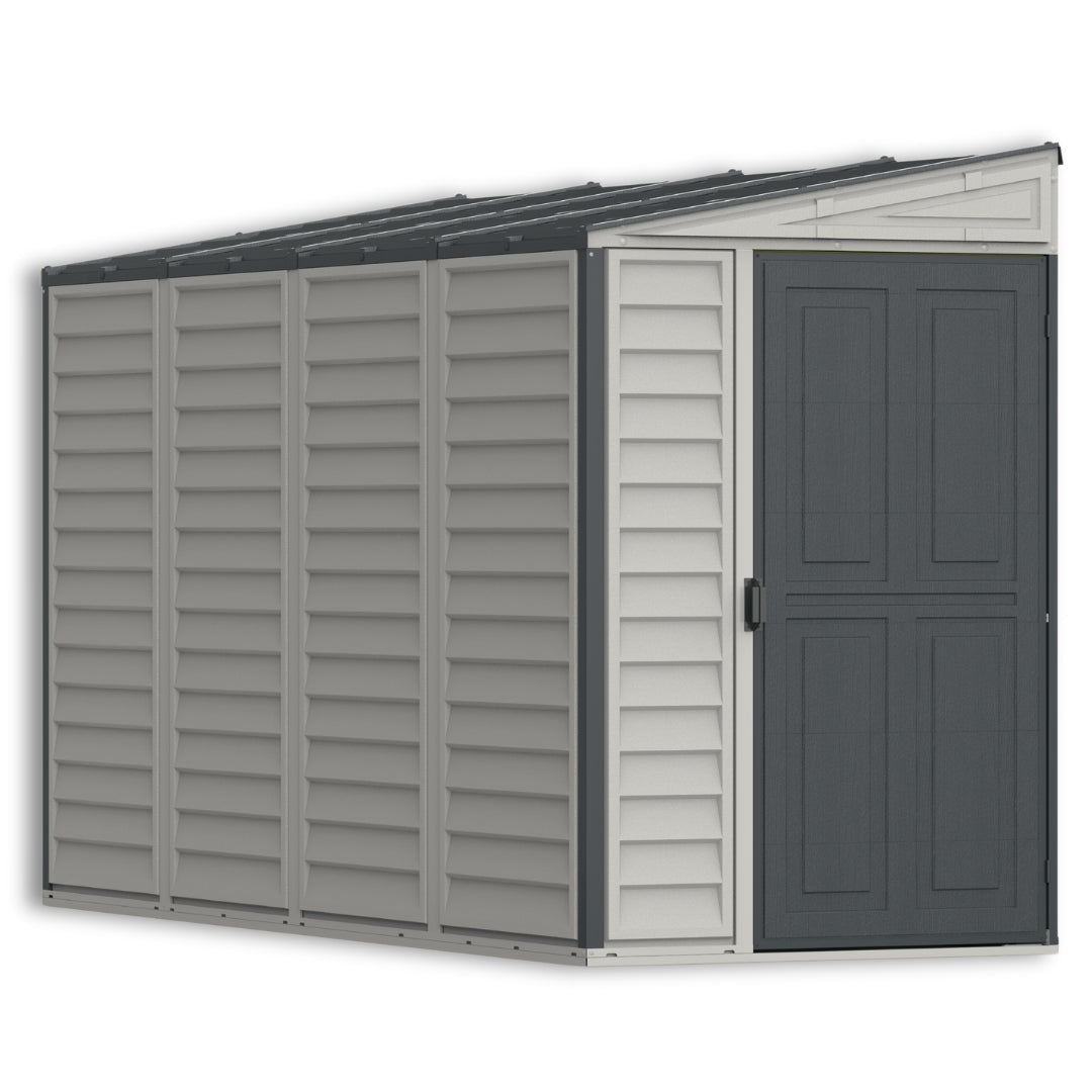 Duramax Sidemate Plus Shed 4x10 Adobe & Dark Grey