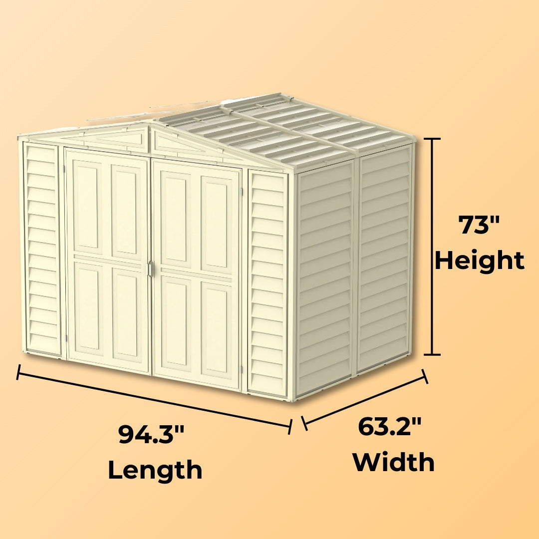 Duramax DuraMate Shed 8x6 Ivory