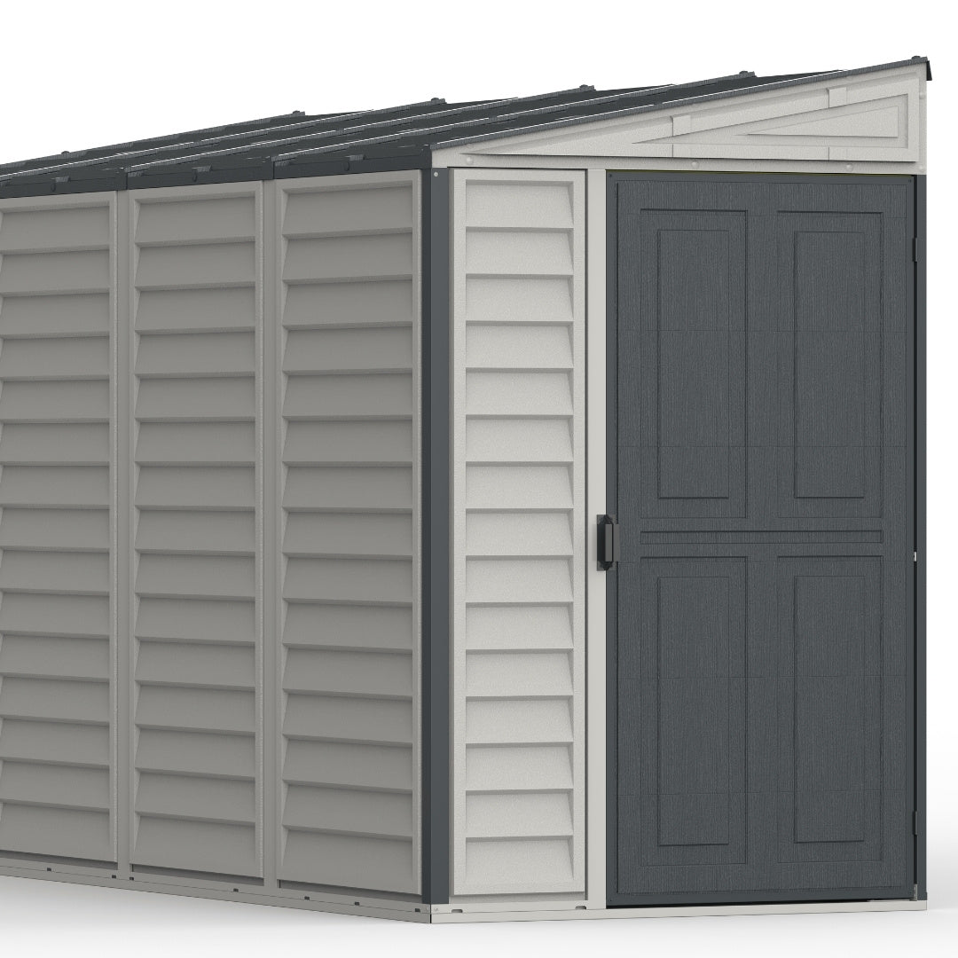 Duramax Sidemate Plus Shed 4x10 Adobe & Dark Grey
