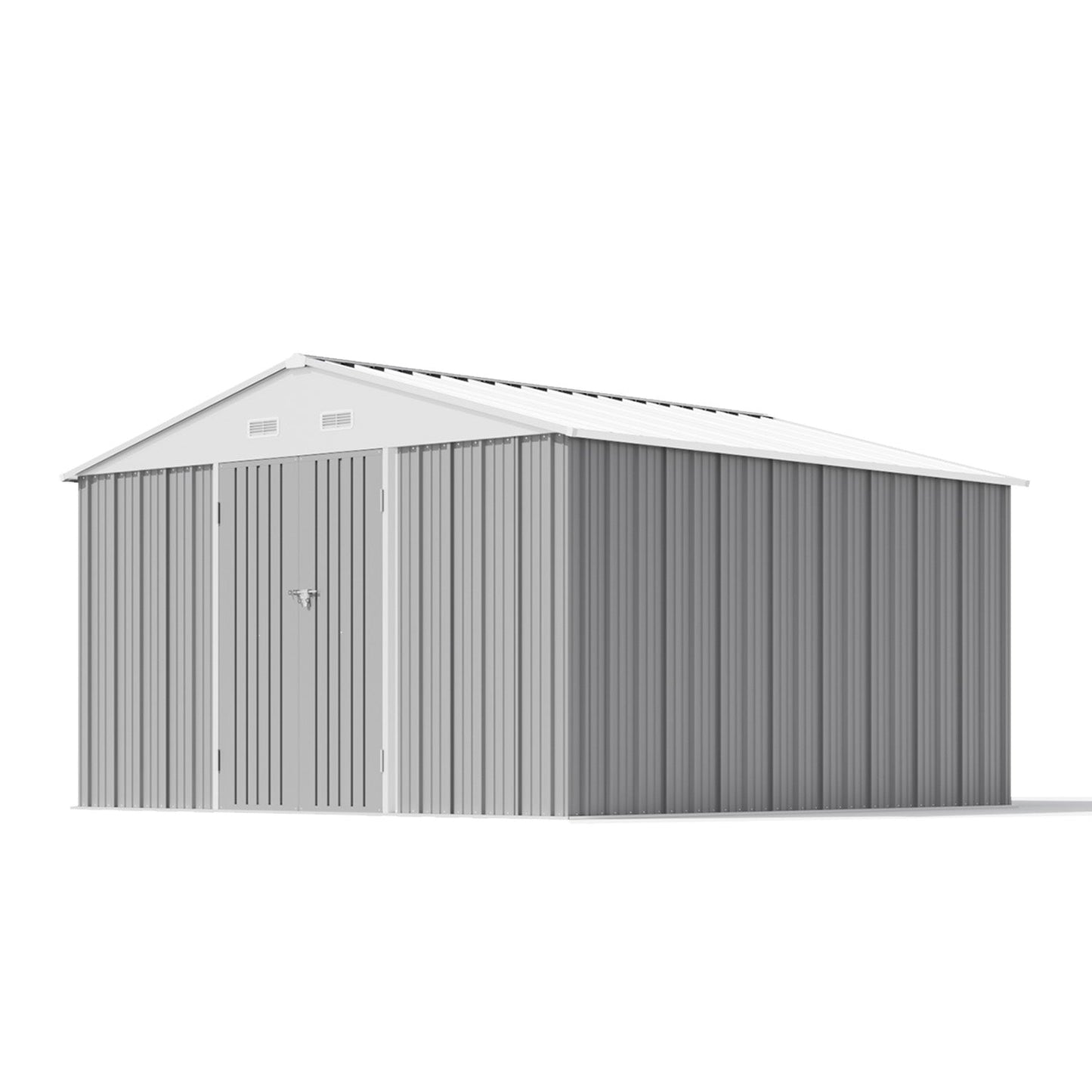 Patiowell 12x12 Large Metal Shed with Weather Resistance