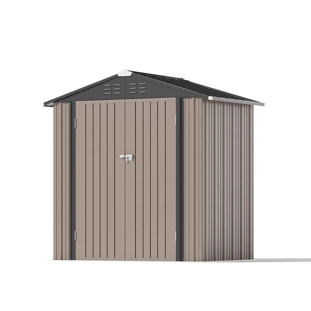 Patiowell 6x4 Metal Shed Pro With Peak Roof