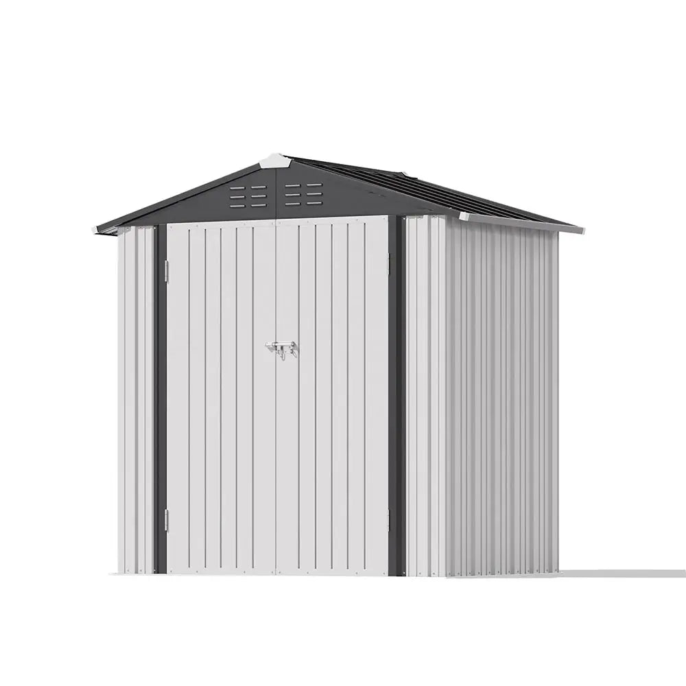 Patiowell 6x4 Metal Shed Pro With Peak Roof