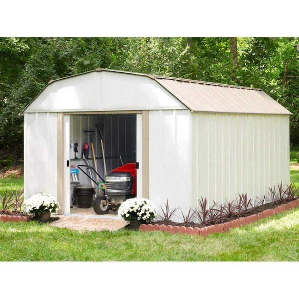 Arrow 10 ft x 14 ft Lexington Galvanized