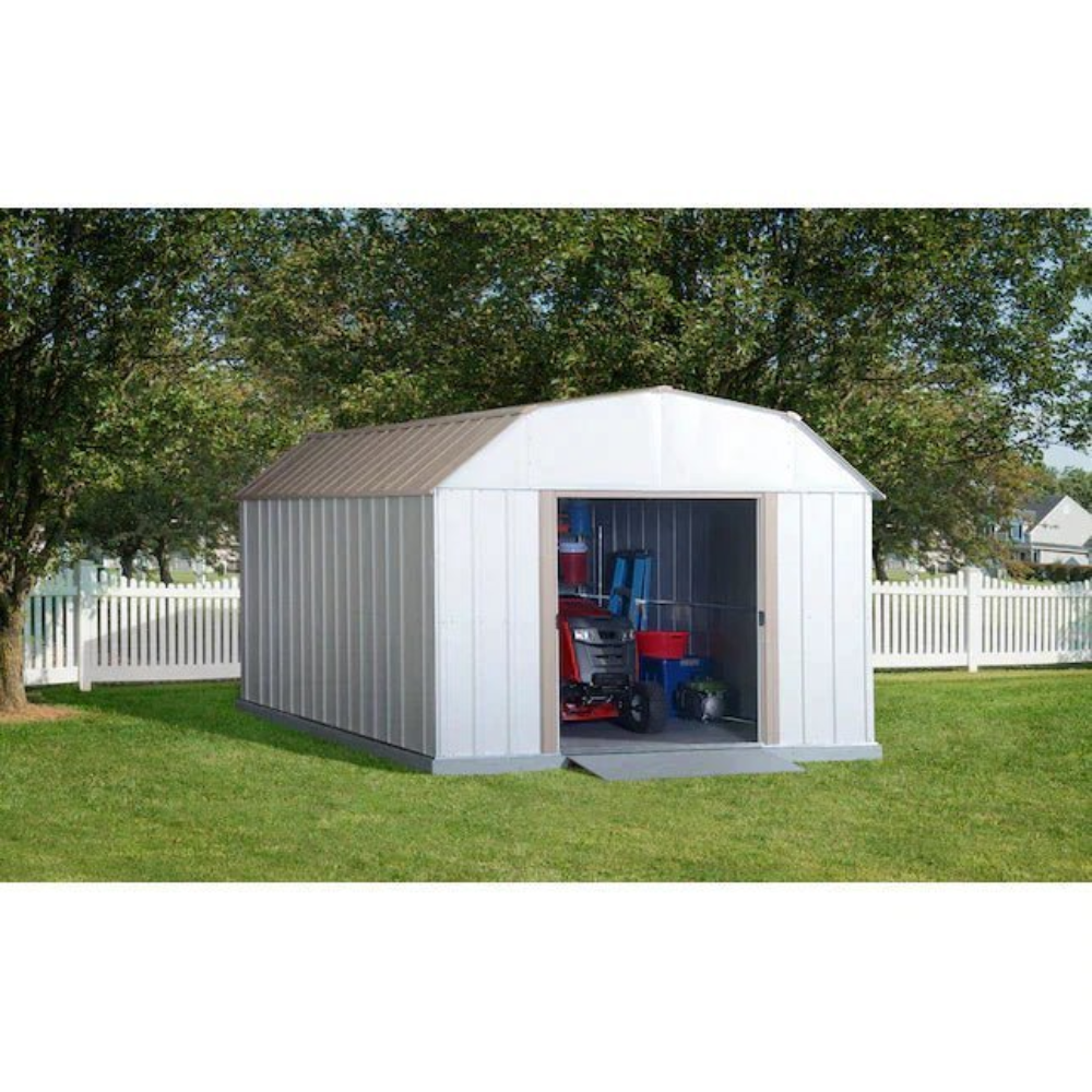 Arrow 10 ft x 14 ft Lexington Galvanized