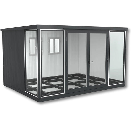 Duramax Garden Glass Home 13x10Anthracite Black Grey