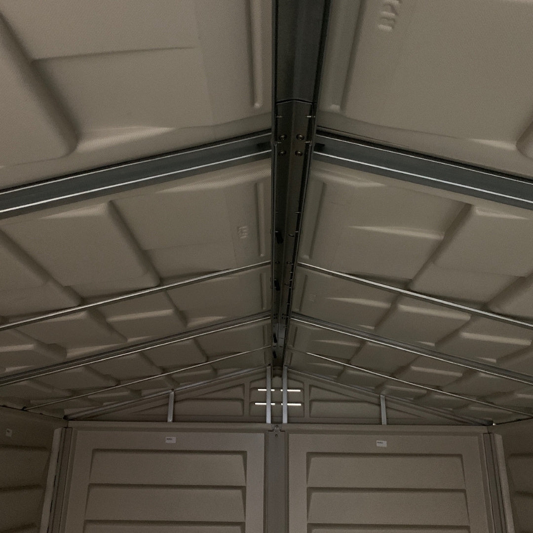 Duramax YardMate Plus Shed 5x5 Adobe & Dark Grey
