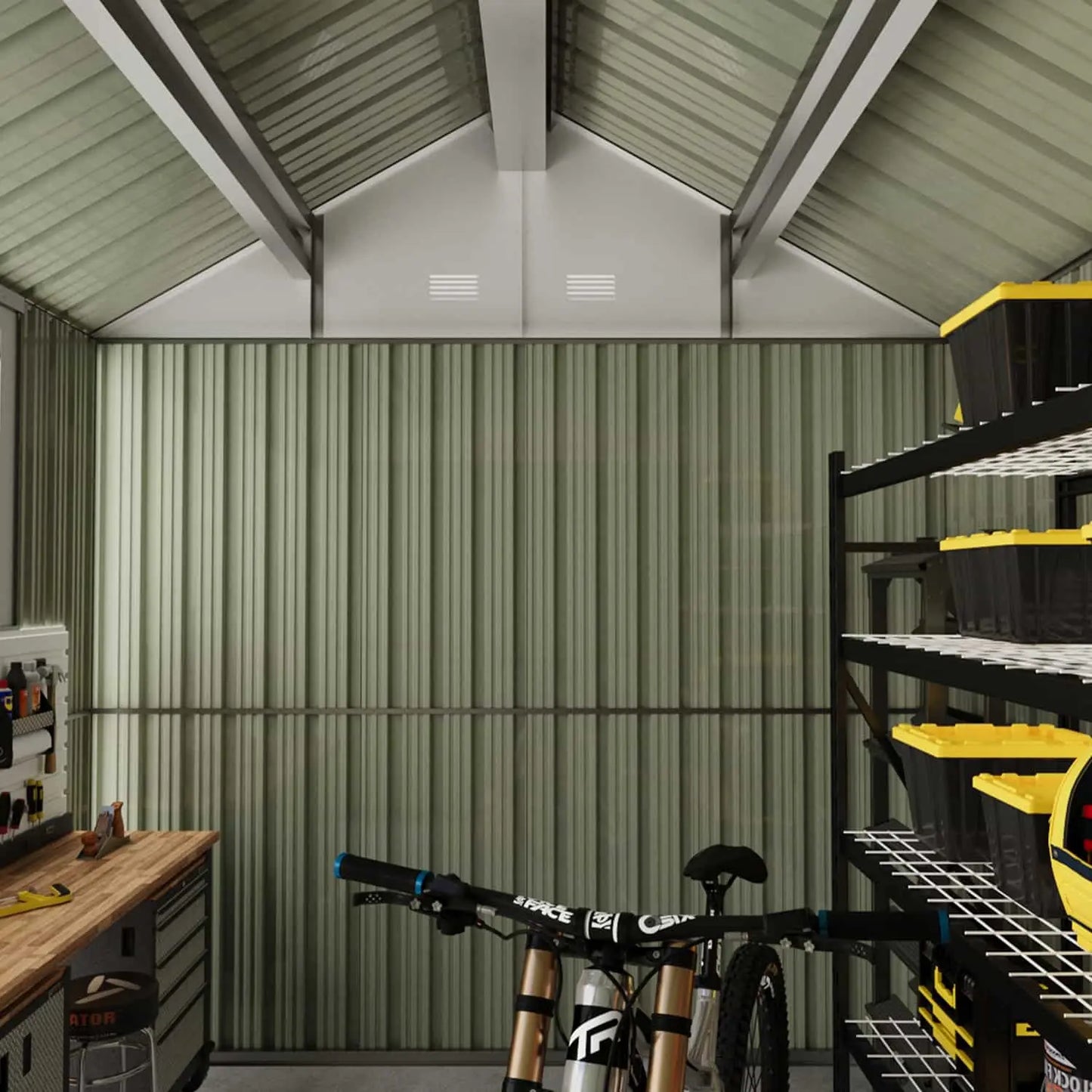 Patiowell 10x8 Shed with Windows - Garden Storage Solution