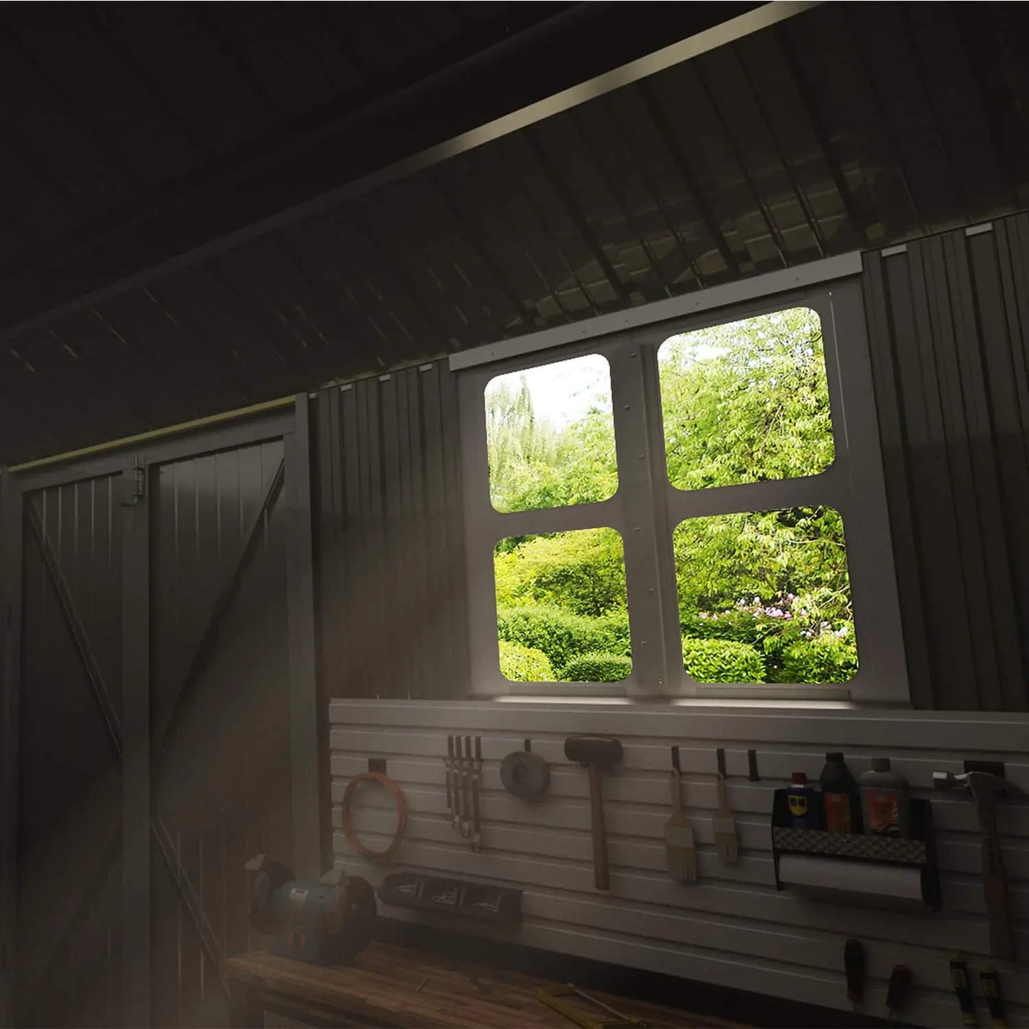 Patiowell 10x8 Shed with Windows - Garden Storage Solution