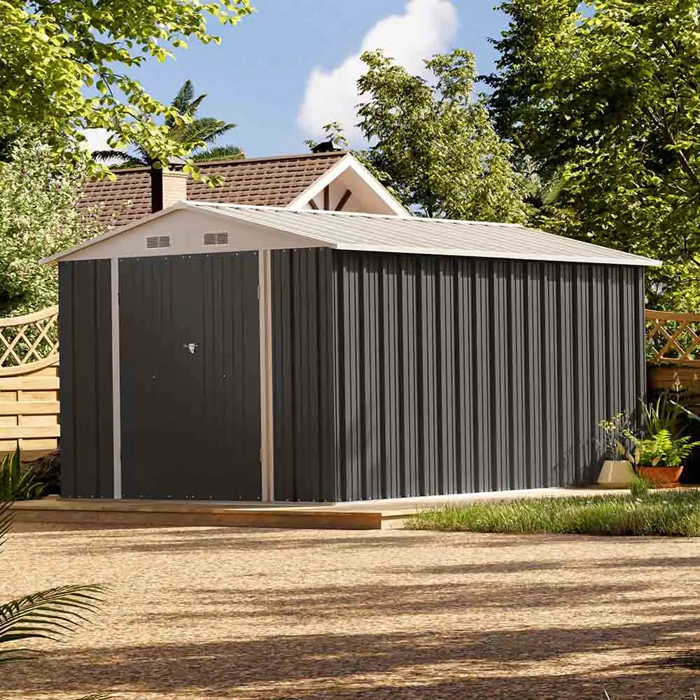 Patiowell 8x12 Metal Storage Shed
