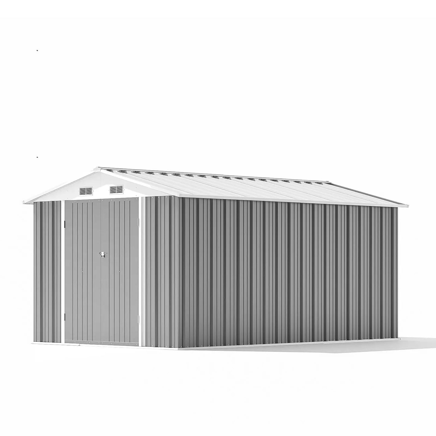 Patiowell 8x12 Metal Storage Shed