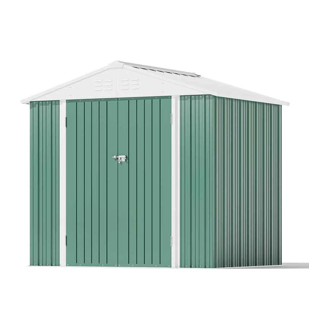 Patiowell 8x6 Metal Shed Pro With Peak Roof